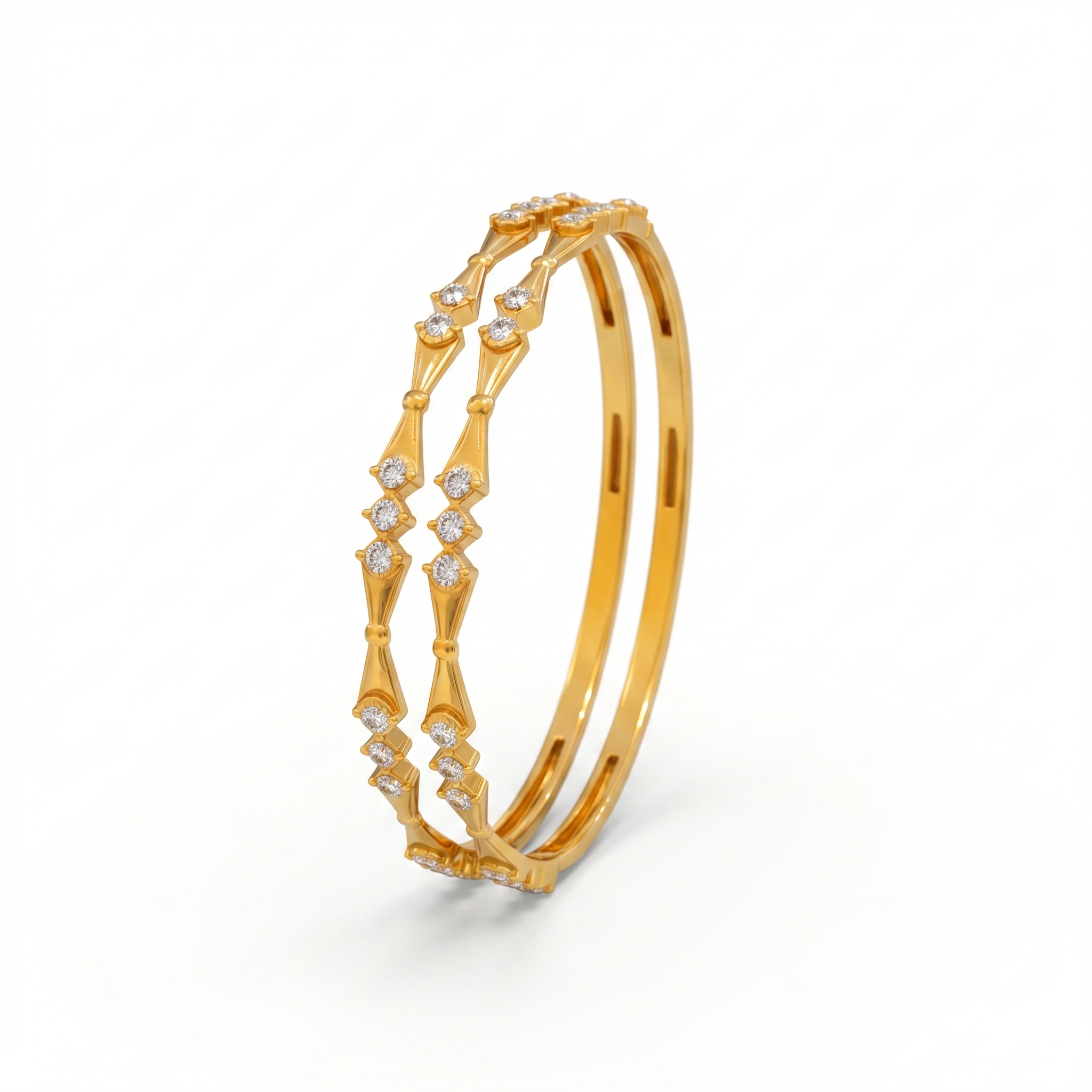 Classic Gold Slip-on Bangles