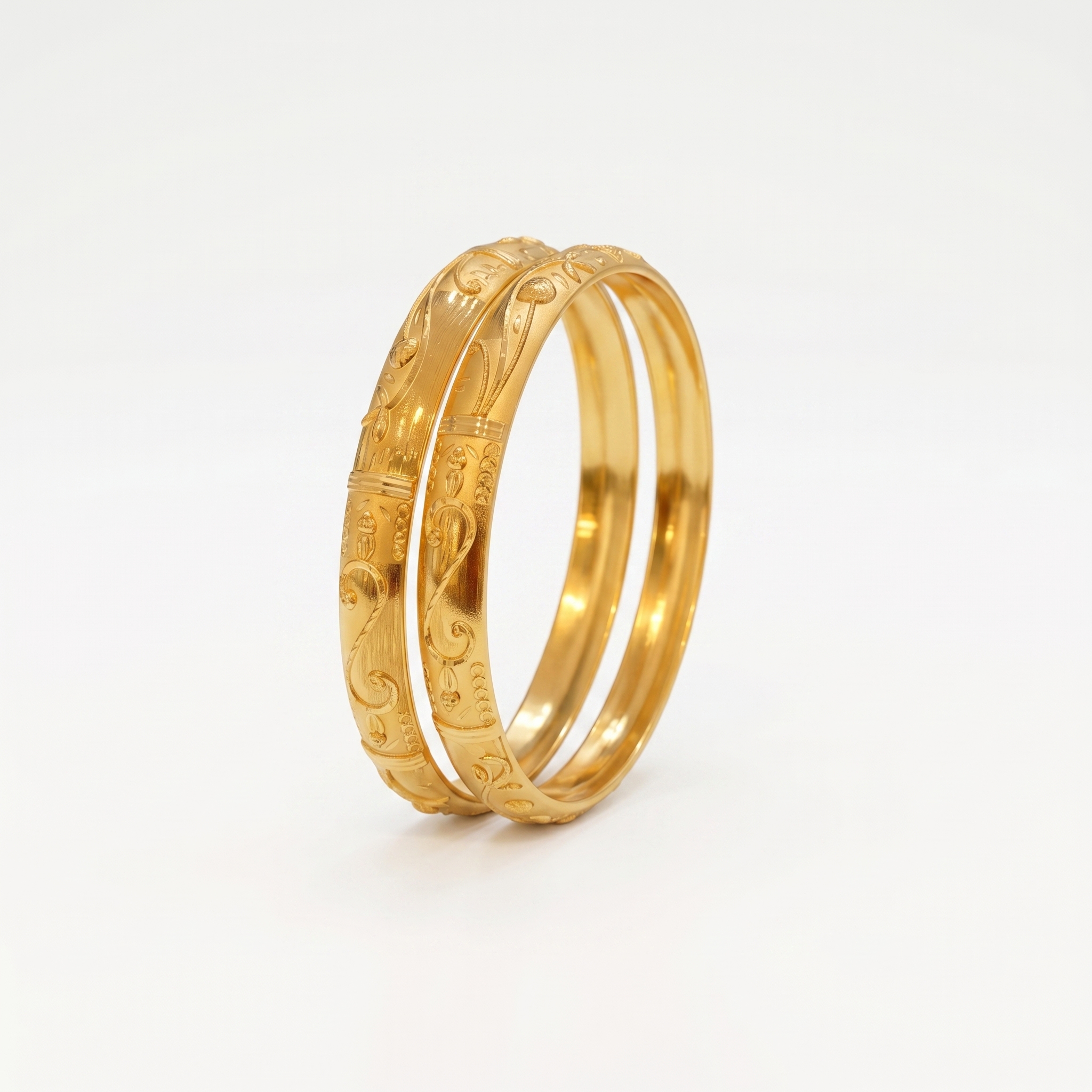 Minimalist Rose Gold Bangle