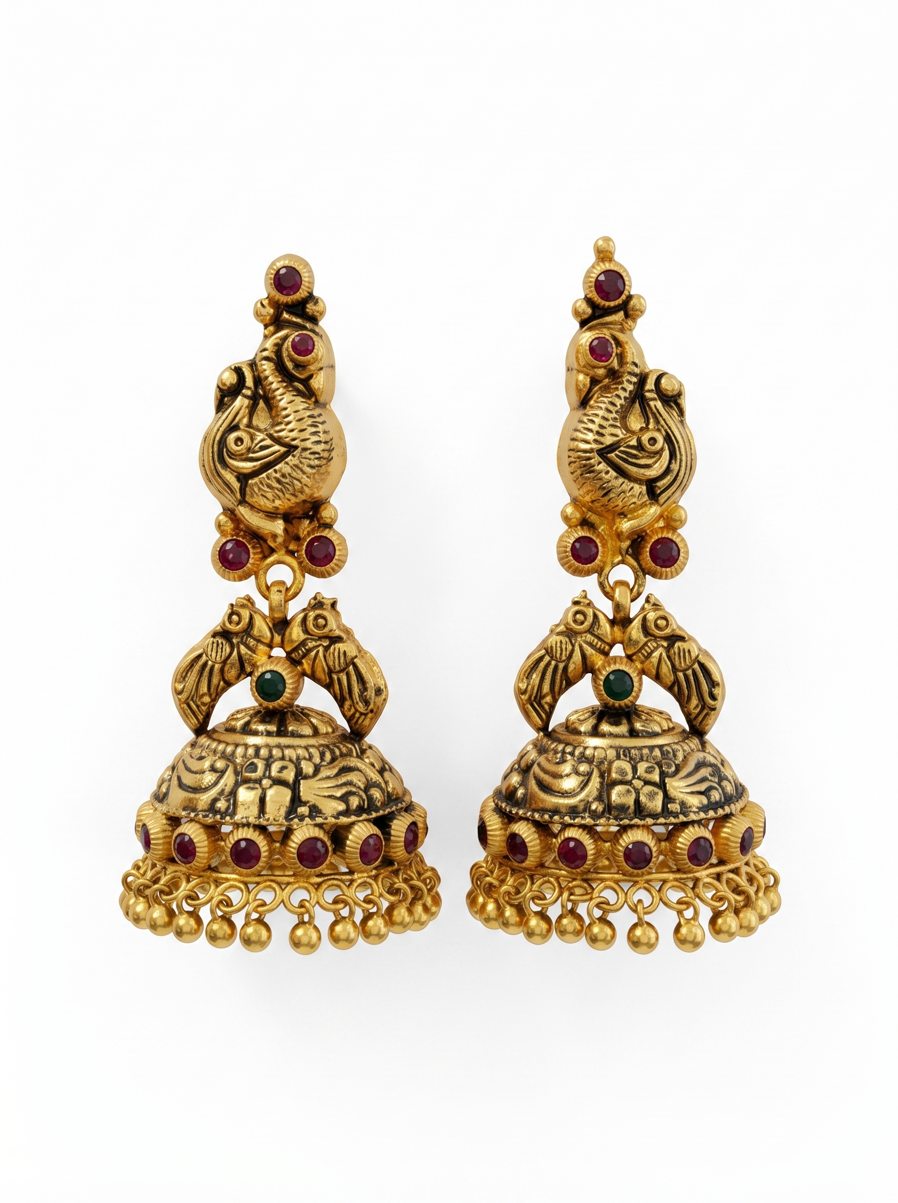 Moissanite Umbrella Jhumkas