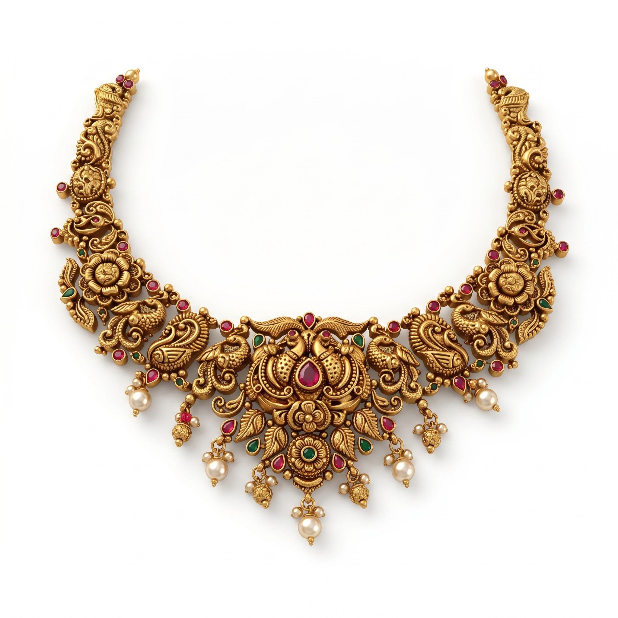 Pear Cut Halo Pendant Necklace