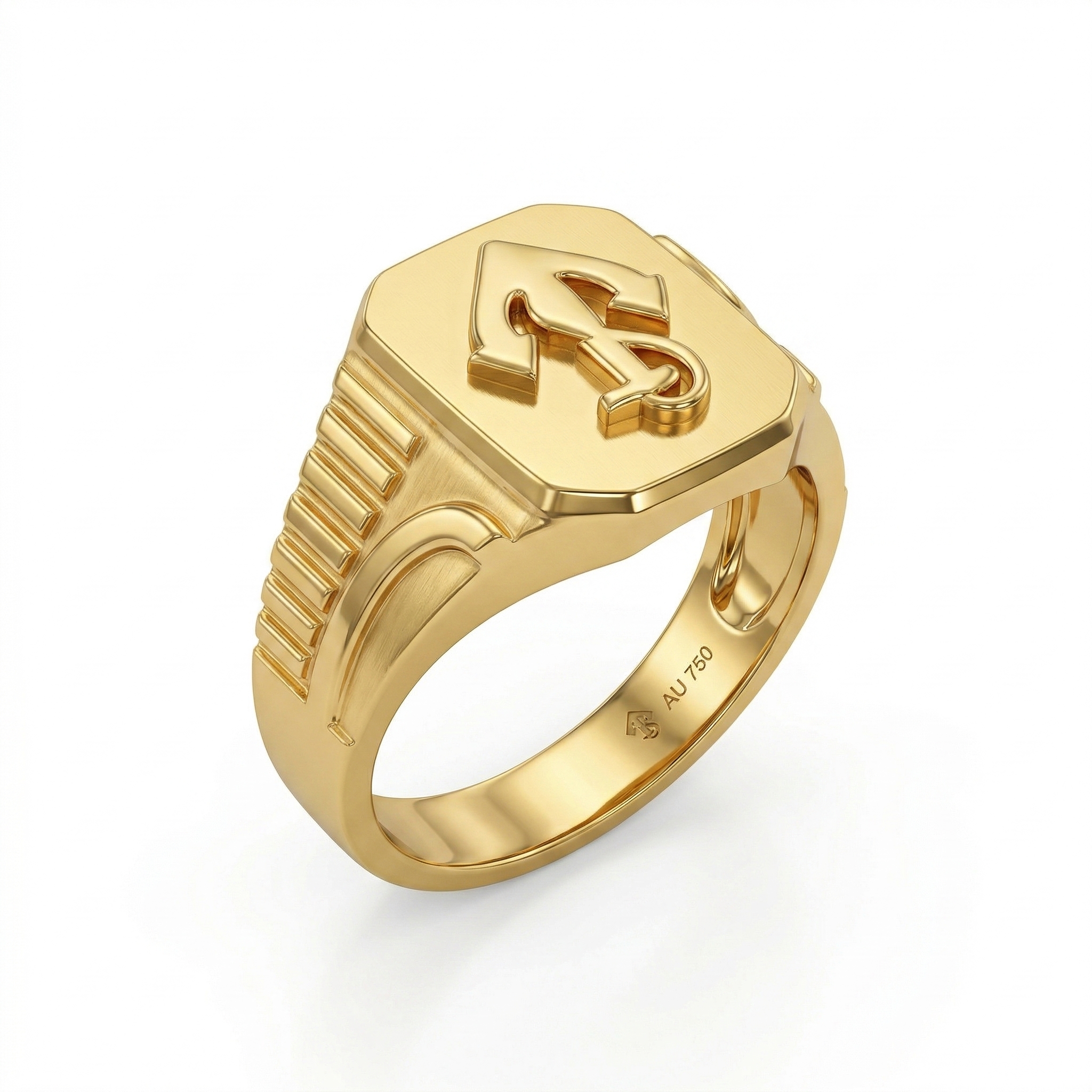 Rose Gold Hammered Band