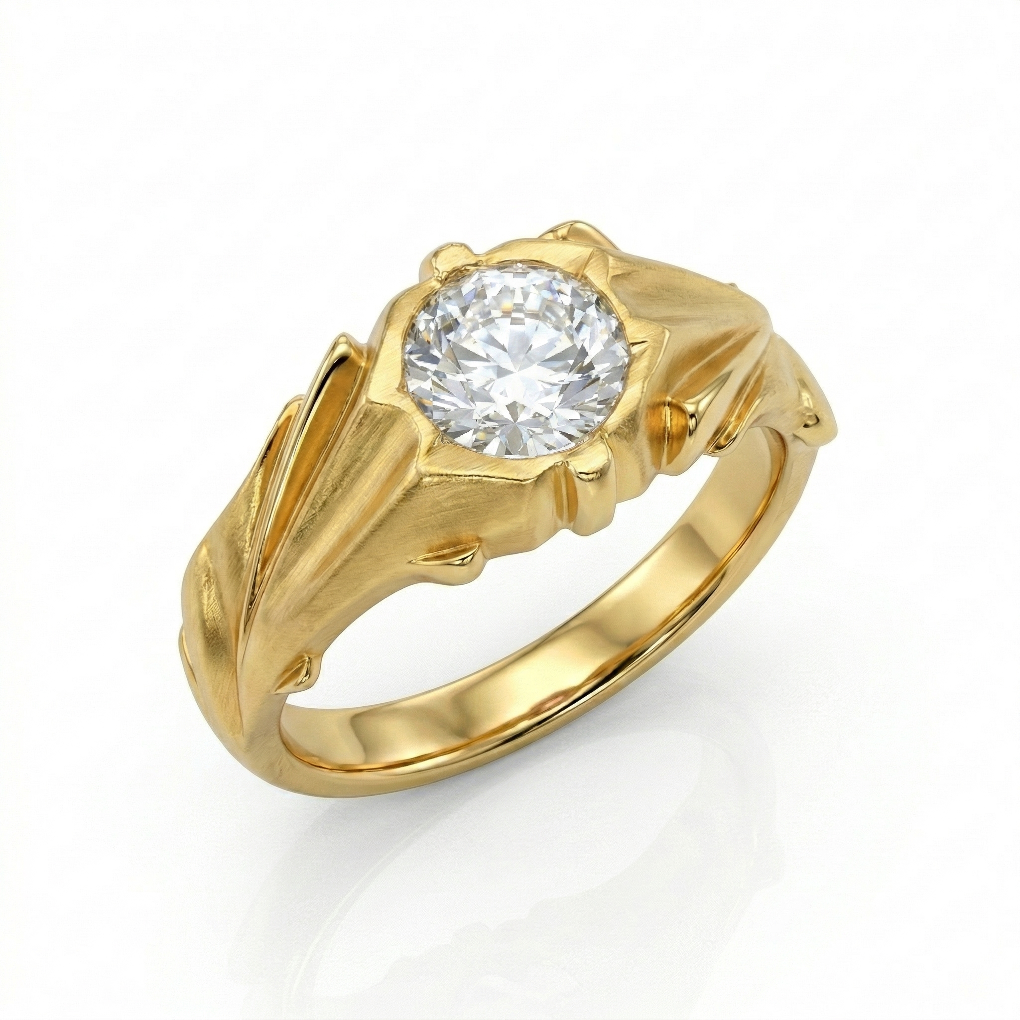 Diamond Accent Mens Band