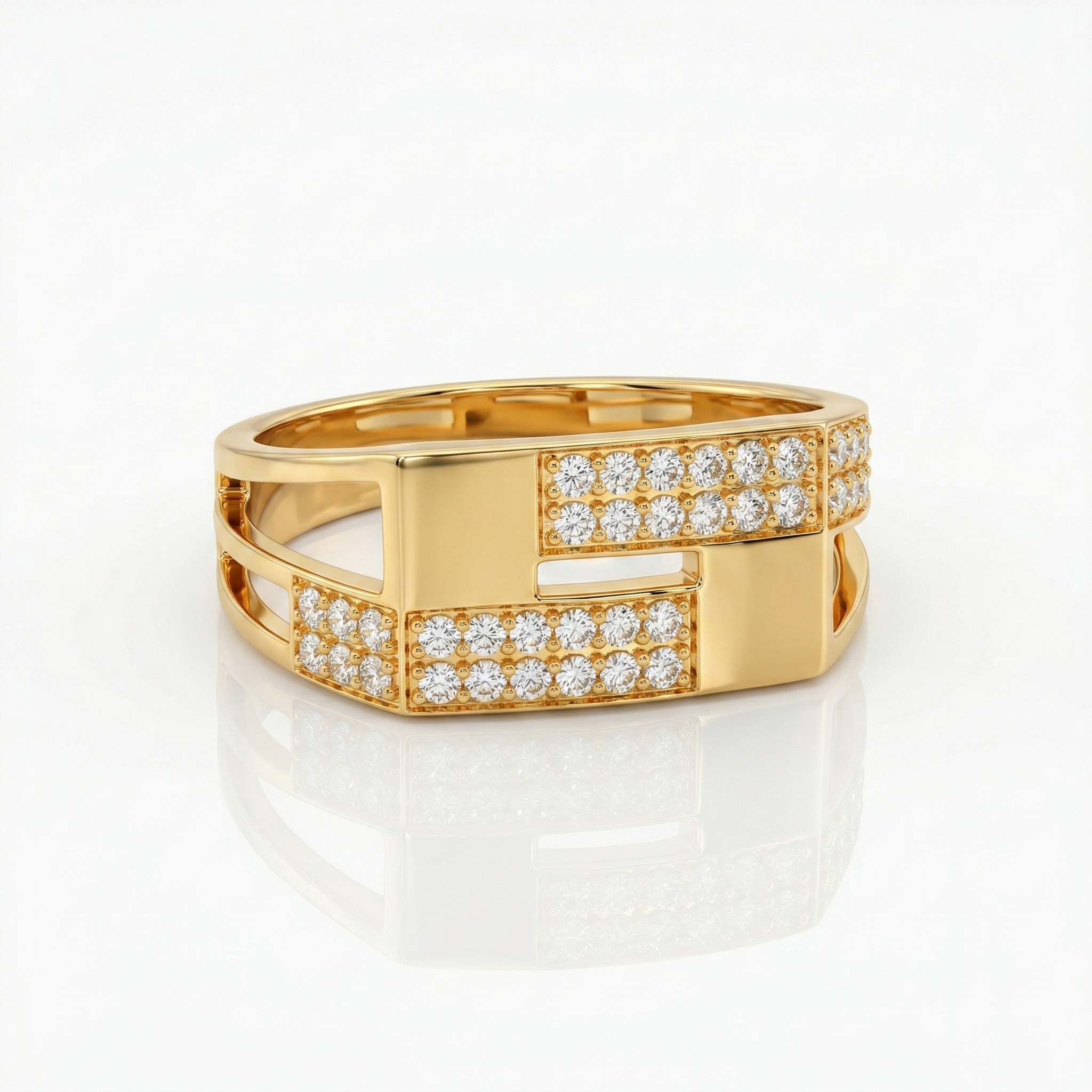 Two-Tone Minimalist Ring